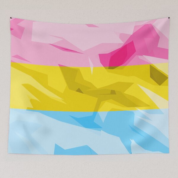 Item preview, Textured Abstract Pansexual Pride Flag Large Series 2 designed and sold by AbstruseArtisan.