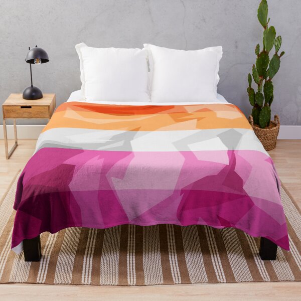 Item preview, Textured Abstract Lesbian Pride Flag Large Series 2 designed and sold by AbstruseArtisan.