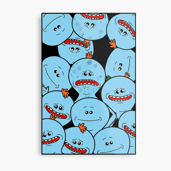 Meeseeks Army. Metal Print