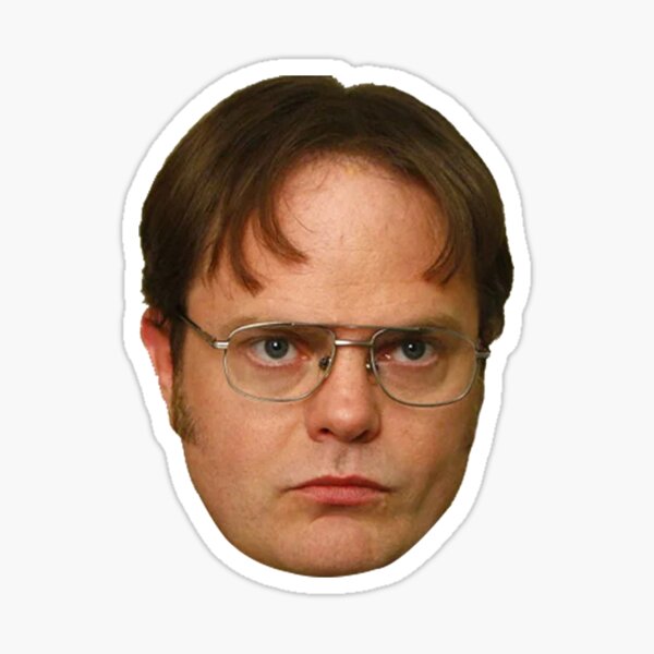 Dwight Schrute's beautiful Head Sticker