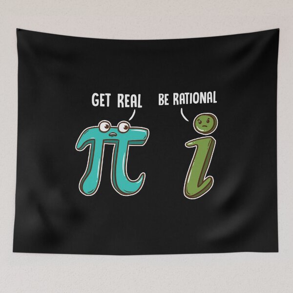 Item preview, Be Rational Get Real Funny Math Joke Stats Pun designed and sold by perfectpresents.