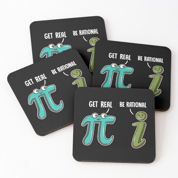 Item preview, Be Rational Get Real Funny Math Joke Stats Pun designed and sold by perfectpresents.