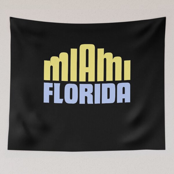 Item preview, Miami Florida Souvenir Art Deco Architecture Typography Gift designed and sold by peter2art.