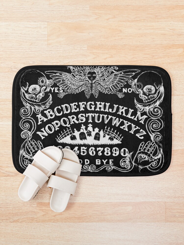 Alternate view of black witch board Bath Mat