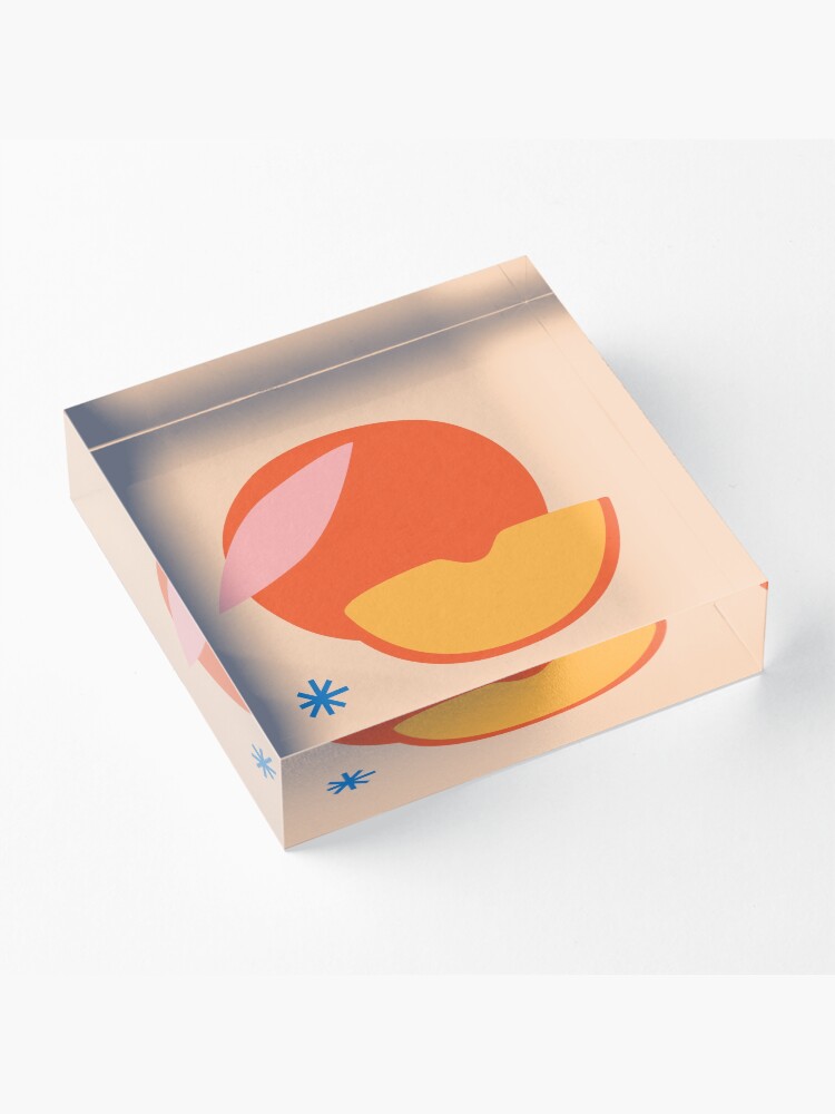 Alternate view of Peachy Acrylic Block
