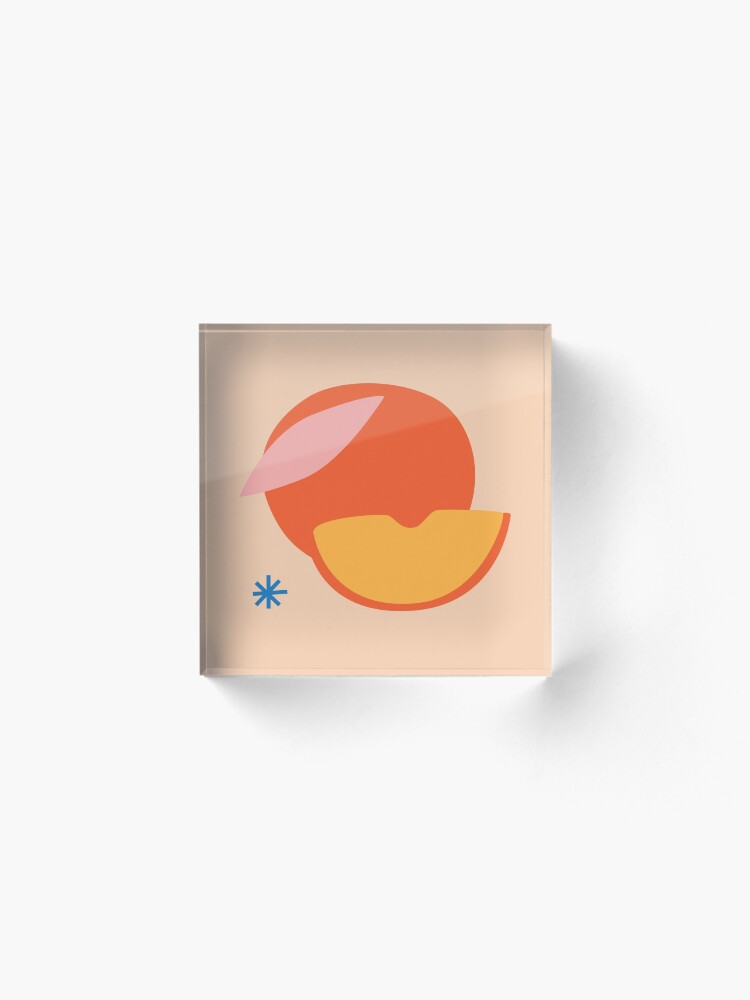 Alternate view of Peachy Acrylic Block