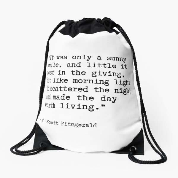 Aperçu de l'œuvre Citation de F. Scott Fitzgerald créée et vendue par corbrand.