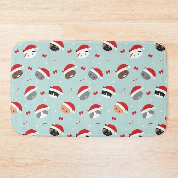 Item preview, santa cat pattern design designed and sold by cynthia tizcareno.