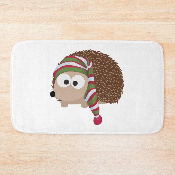 Artikelvorschau, Netter Igel, der eine Winterkappe trägt entworfen und verkauft von Hedgie Designs.