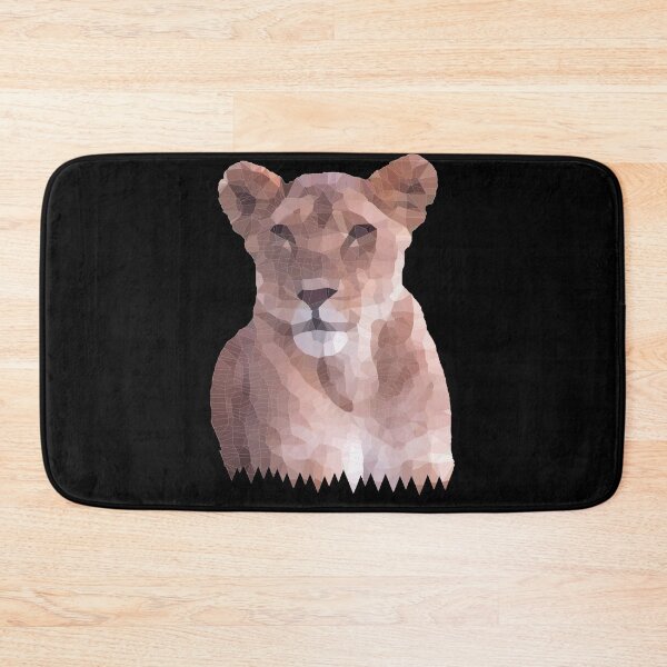 Item preview, Lioness - Lion - Polygon - Wildlife - Africa - Cat designed and sold by TShirtsundMehr.