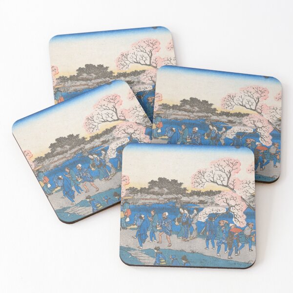 Item preview, Sightseers viewing cherry blossoms designed and sold by killies.