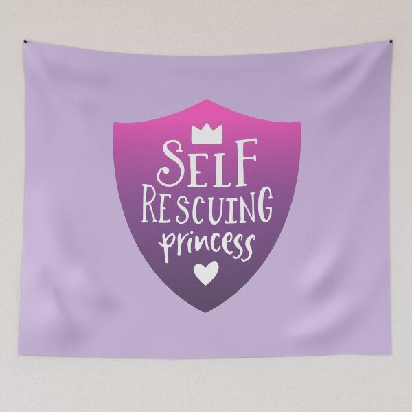 Item preview, Self Rescuing Princess Pink Purple designed and sold by Kit Cronk.