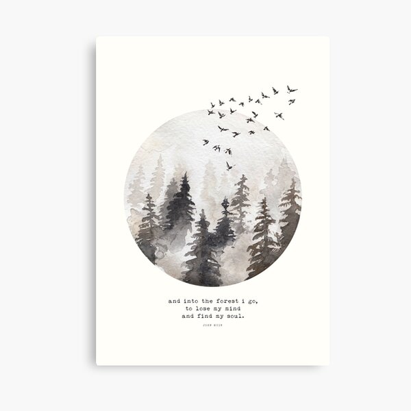 Item preview, Into The Forest I Go - Spirituality, Boho, Nature Lover, Calm, Outdoors, Hiking designed and sold by wolfandbird.