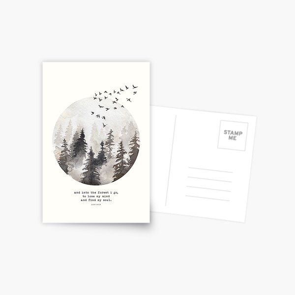Item preview, Into The Forest I Go - Spirituality, Boho, Nature Lover, Calm, Outdoors, Hiking designed and sold by wolfandbird.
