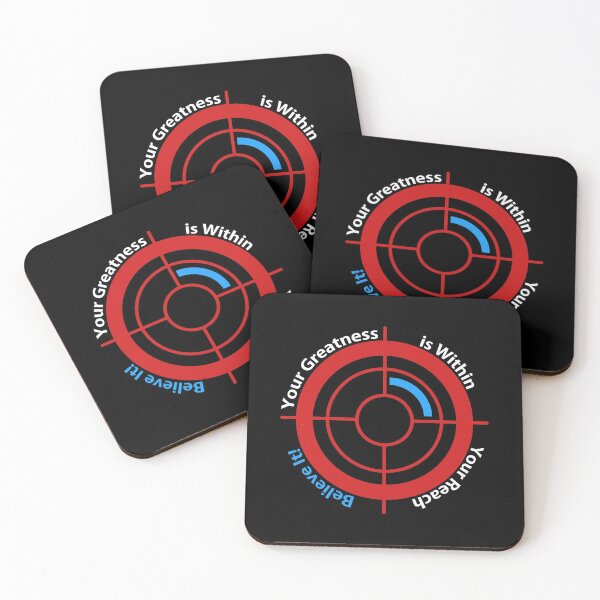 Item preview, Your Greatness is Within Your Reach, Black background designed and sold by Mira Tasich.