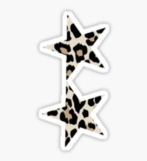 cheetah stars Sticker