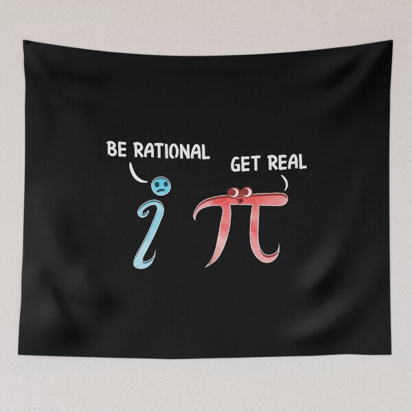 Item preview, Cute & Funny Be Rational Get Real Mathematics Pun designed and sold by perfectpresents.