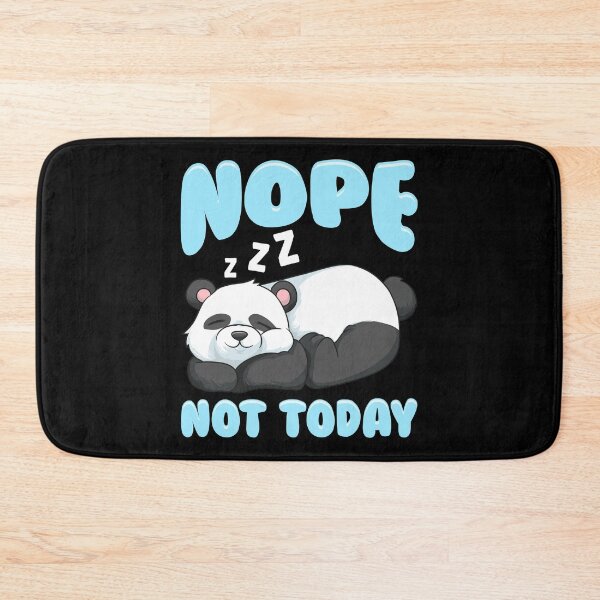 Item preview, Cute & Funny Nope Not Today Lazy Panda Sleepy designed and sold by perfectpresents.