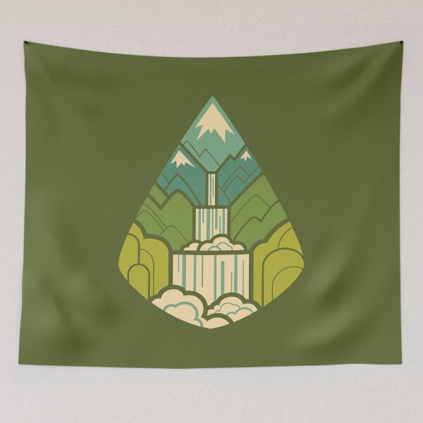 Item preview, Mountain Cascade designed and sold by Wayne Minnis.