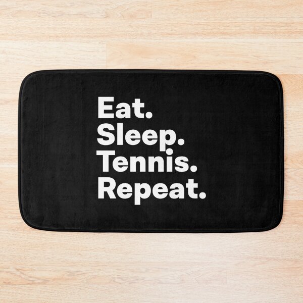 Item preview, Eat Sleep Tennis Repeat designed and sold by teesaurus.