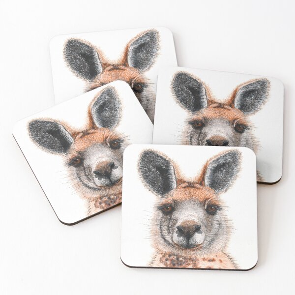 Item preview, Kangaroo Australian Animal Native Fauna designed and sold by blueidesign.