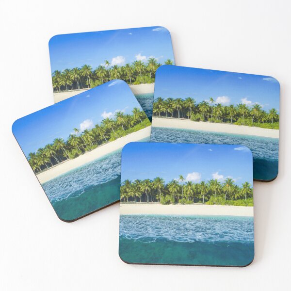 Item preview, Tropical Palm Tree Sandy Beach designed and sold by ultimatedigital.