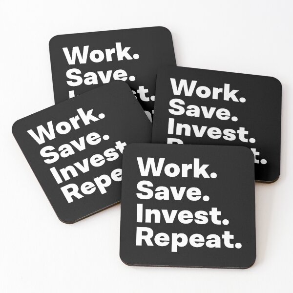 Item preview, Work Save Invest Repeat designed and sold by teesaurus.