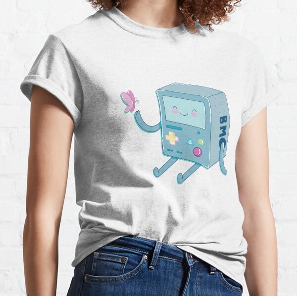 Bmo & Butterfly (Adventure Time) Classic T-Shirt