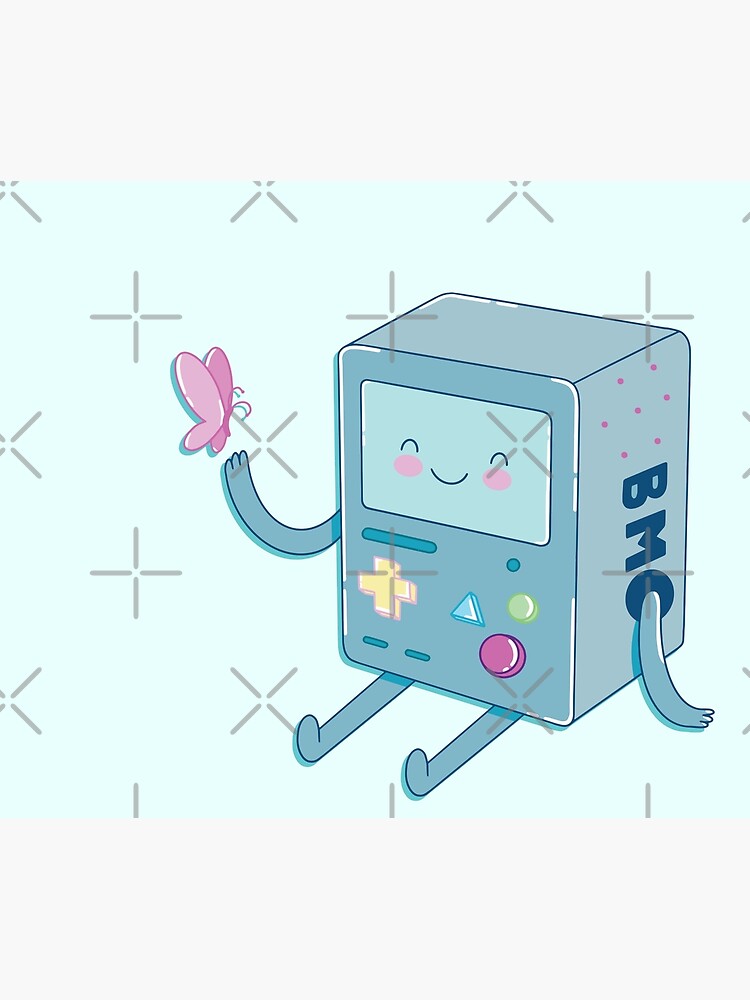 Bmo & Butterfly (Adventure Time) by castl3t0ndesign