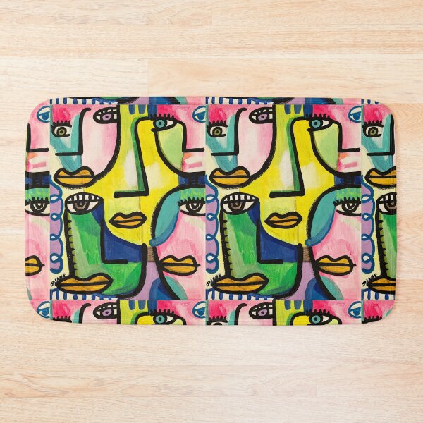 Item preview, Original Nightmare Series Abstract Art Five Faces - By Jelene Morris  designed and sold by Jelene.