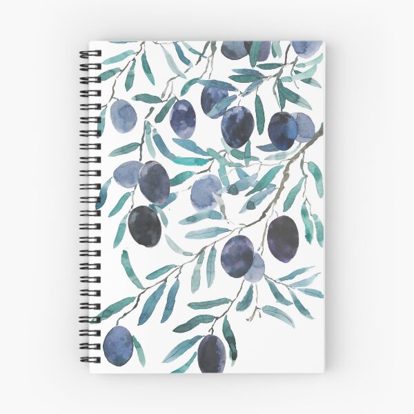 Item preview, hand painted black olive watercolor  designed and sold by ColorandColor.