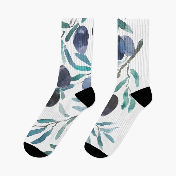 Item preview, hand painted black olive watercolor  designed and sold by ColorandColor.