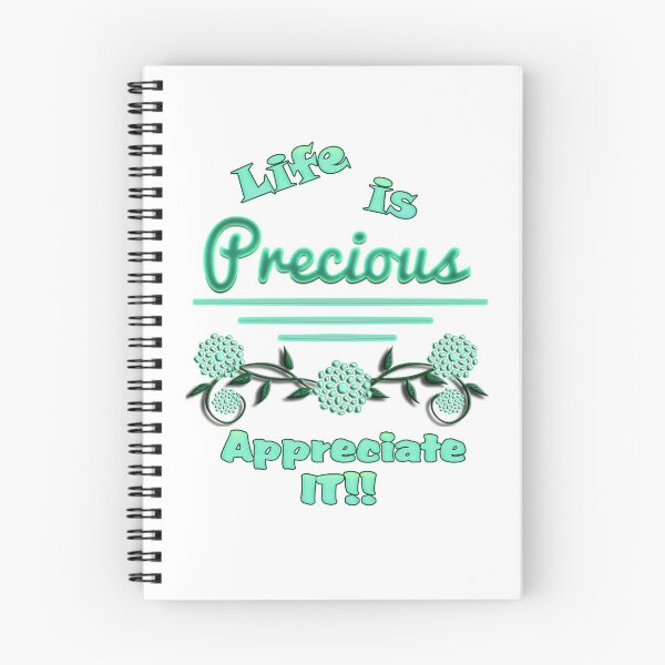 Item preview, Life is Precious...Appreciate it illustration on a transparent background designed and sold by With My Hands By K.