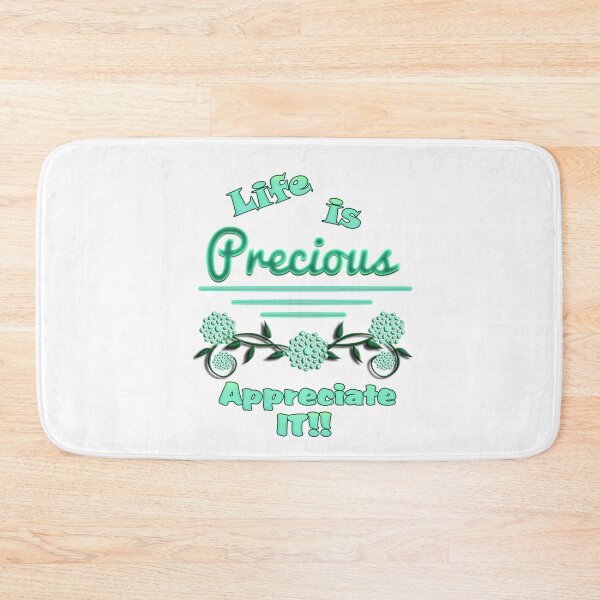 Item preview, Life is Precious...Appreciate it illustration on a transparent background designed and sold by With My Hands By K.