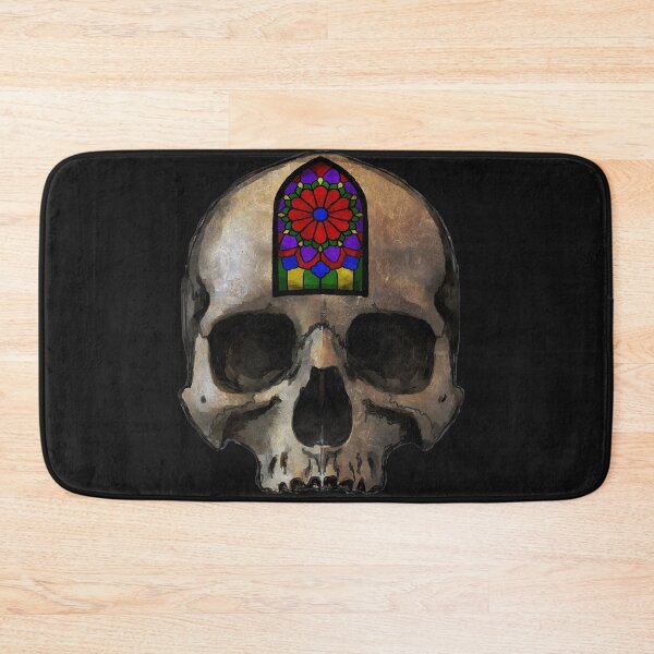 Item preview, Stained Window Skull designed and sold by ShayneoftheDead.
