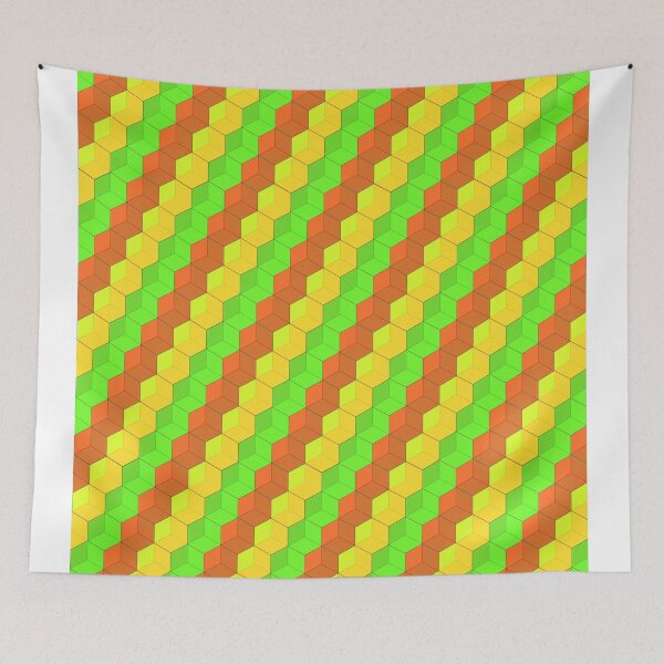 Item preview, Colorful hexagons - color harmony designed and sold by Tahuverian.