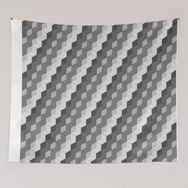 Item preview, Shades of gray hexagon - color harmony designed and sold by Tahuverian.