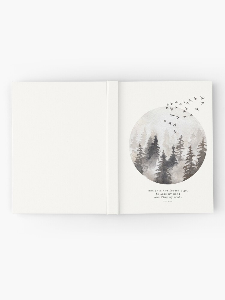 Alternate view of Into The Forest I Go Hardcover Journal