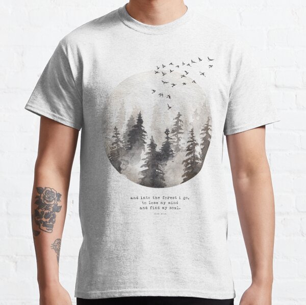 And Into the Forest I Go to Lose My Mind and Find My Soul Shirt, for Women,  Hiking Tshirt, Womens Hiking Shirts, Long Sleeve Hiking Shirt, -   Australia