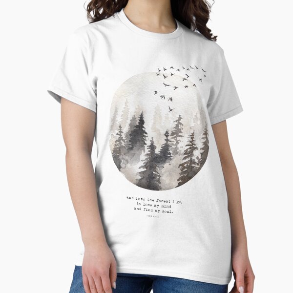 Artikel-Vorschau von Into The Forest I Go - Spiritualität, Boho, Naturliebhaber, Ruhe, Draußen, Wandern, designt und verkauft von wolfandbird.