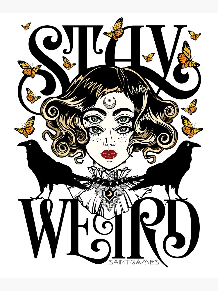 Rose and The Ravens {Stay Weird} Colour Version by wolfandbird