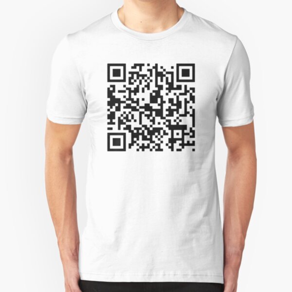 Rick Astley Never Gonna Give You Up T Shirts Redbubble - rick rolled roblox code