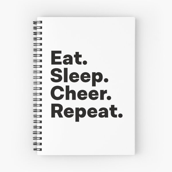 Item preview, Eat Sleep Cheer Repeat designed and sold by teesaurus.