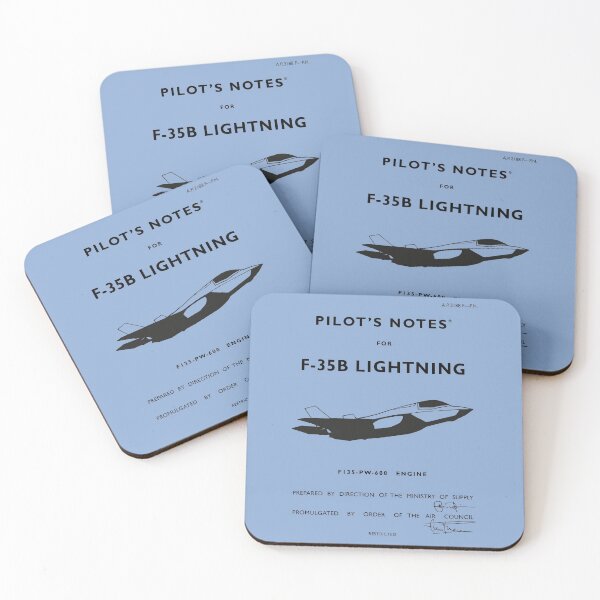 Item preview, Pilot's Notes for F-35B Lightning designed and sold by Project Cancelled.