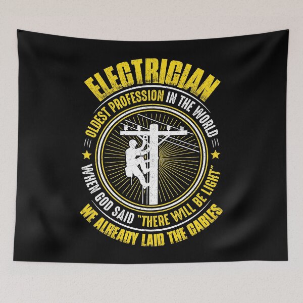 Item preview, Electrician Electrical Worker Electricity Gift designed and sold by Krautshirts.
