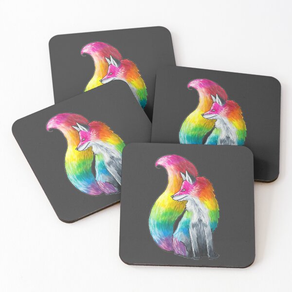 Item preview, Rainbow Fox designed and sold by Stevia Illustrations.