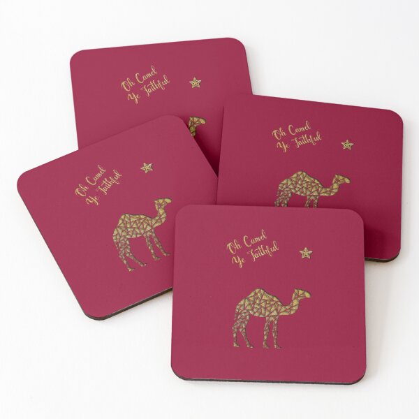 Item preview, Camel Christmas design for desert dwellers, those who love camels, and the KAUST community designed and sold by CreatEVEdesign.