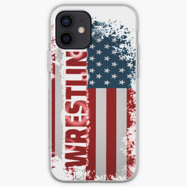 America flag Wrestling, iPhone Soft Case