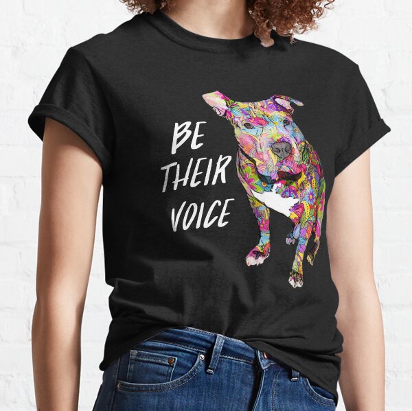 Pitbull - Be their Voice Classic T-Shirt