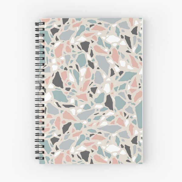 Item preview, Terrazzo pattern in cold pastel colors. designed and sold by Iker Paz Studio.